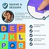 SPIELWERK® Alfombra Juego Puzzle Bebé Infantil XXL 3,3m² 86 Piezas Letras Números Rompecabezas de Goma Eva #2
