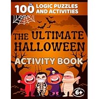 Halloween Activity Book for Kids Ages 6+: 100 Spooky Puzzles and Games: Over 20 Types of Fun Brain Teasers\u2014Riddles, Mazes, Math Challenges, Dot to ... Format. (Activity Series for Curious Kids)