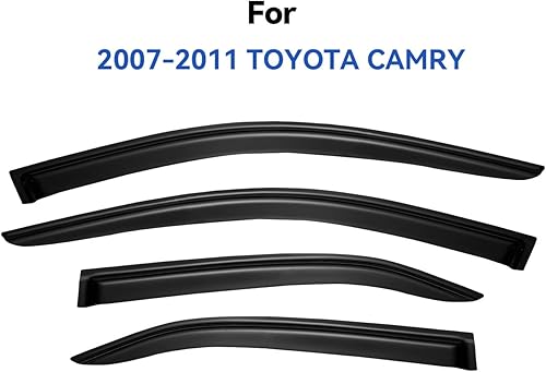 Miniatura 2 de Protectores de lluvia de ventana para Toyota Camry 2007 2008 2009 2010 2011, viseras de ventilación de ventana, deflectores de viento para Camry