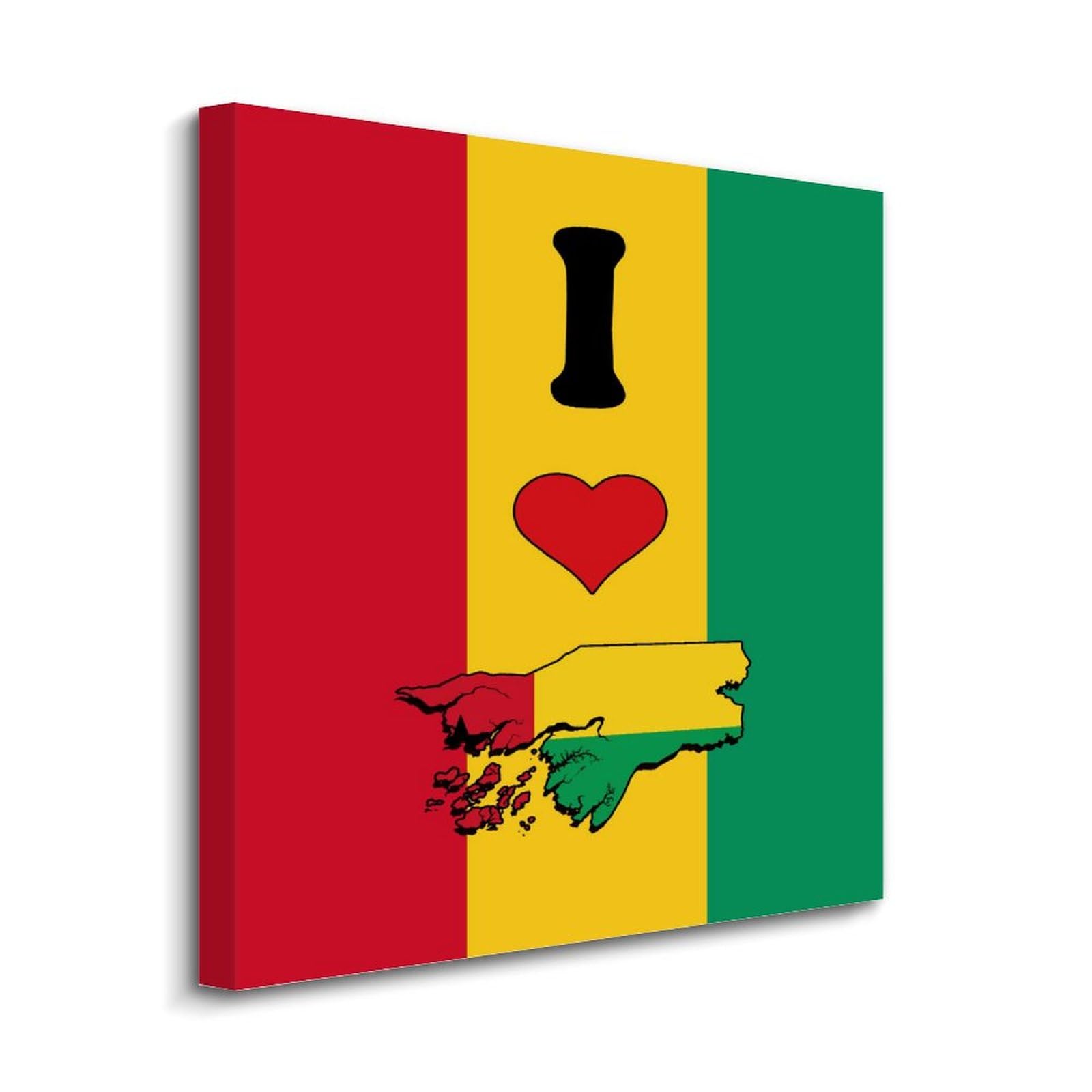 Decoración de pared moderna con cuadro impreso de Guinea-Bissau 8