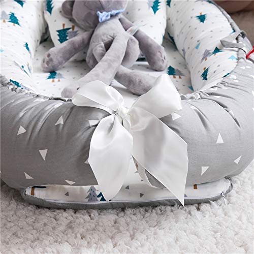 image for Chilly Baby Lounger Nest Bassinet for Bed, Portable Baby Co-Sleeping C