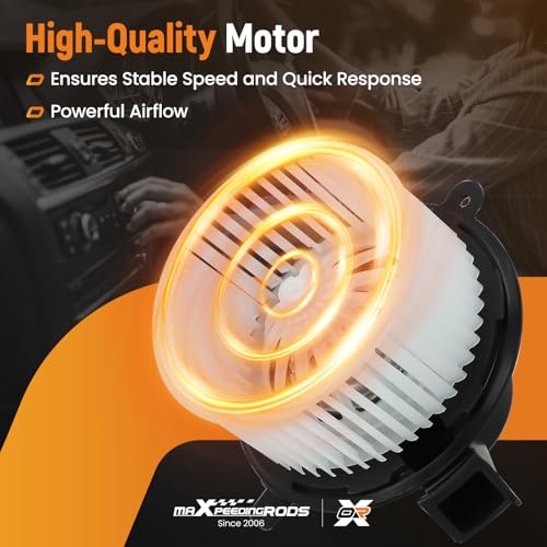 Image of maXpeedingrods 700236 HVAC Blower Motor Assembly Compatible with Buick Enclave 2008-2012, Traverse 2012-2008 Saturn Outlook 2010-2007, GMC Acadia Sierra 1500# PM9365 22810567 PM9365 BM00177