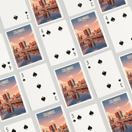 Baraja de Poker Series Columbus Ohio 52 Cartas miniatura 4