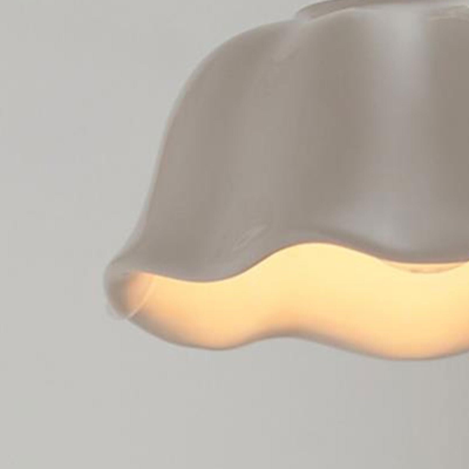 Genérico Kremowy Kolor Kremowy Kryty Sufitowa Lampa Sufitowa Ceramiczna Lampa Sufitowa Do Salonu I Sypialni (1 Opakowanie/2 Opakowanie)