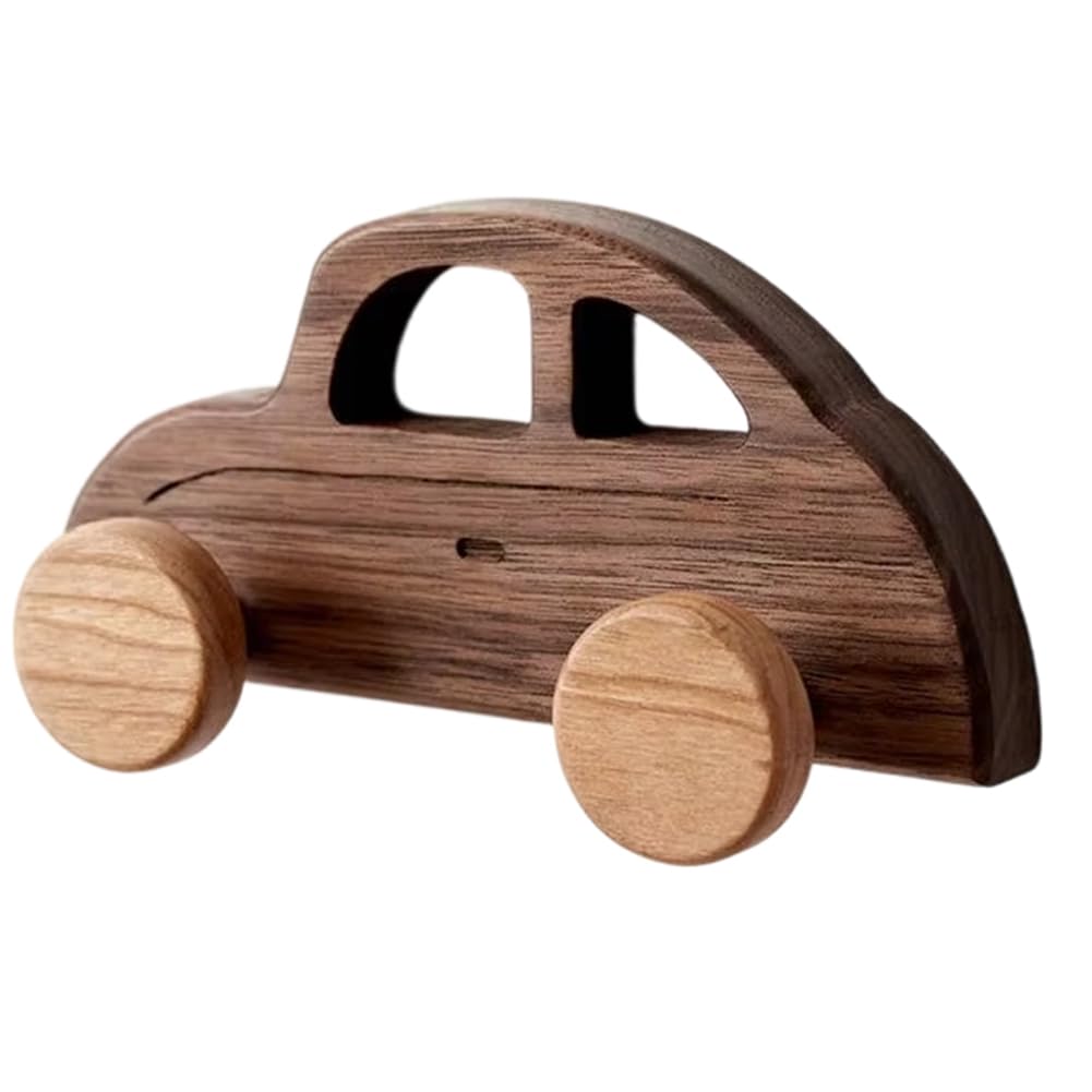 UDSKNV[KSL Charming for Children' S Room Car-Shaped Solid Wood Wall Hooks for Kids' Toys Storage