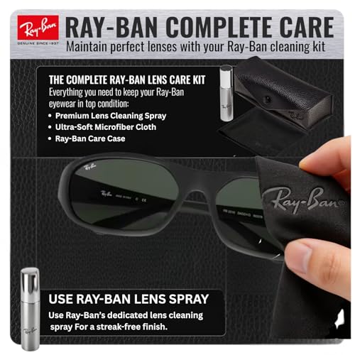 Image of Ray-Ban RB2016 DADDY-O Rectangle Shaped Sunglasses for Men & Women with Official RAYBAN Eyewear Kit