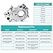 AULINK M353 Oil Pump Fits for Buick Enclave Cadillac Impala Traverse Chevy GMC Saturn Saab 2.8L 3.0L 3.6L V6 DOHC 24 Valve # 12640448 224-43667