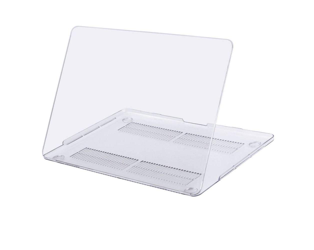 Plastic Hard Case for MacBook Pro 13 2018 and 2017 and 2016 Release A1989 / A1706 / A1708 - Crystal Clear