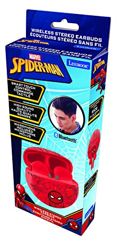 Lexibook, Spider-Man Écouteurs sans Fil, HPBT05SP