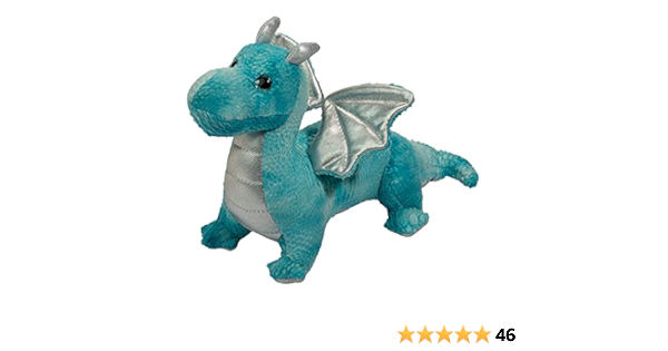 blue stuffed dragon