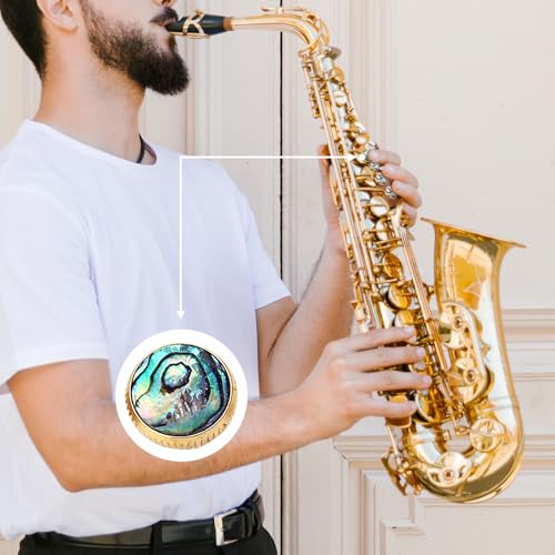 FITYLE 3 Pcs Gold Plated Finger Buttons for Saxophone Trumpet Parts, Ventilknöpfe Zubehör Set für Trompete, Finger Knöpfe Tasten Set, Musikinstrumente Zubehör Trompetenventil-Fingerknöpfe