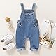 T TALENTBABY Baby Kleidung MäDchen Junge Overall Winter 0-3 Monate, Latzhose Babykleidung Anzug Set, Unisex Jean Strampler, Halloween Geschenk Jumpsuit Winterkleidung