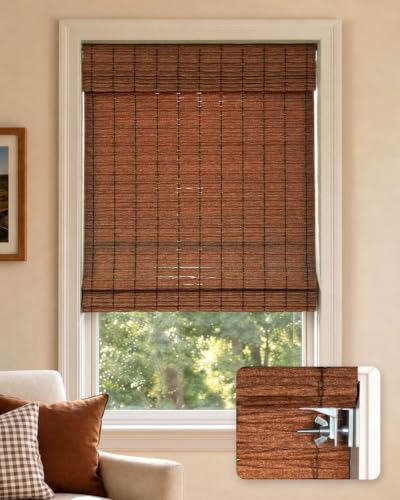 LazBlinds No Drill Panama Weave Shade