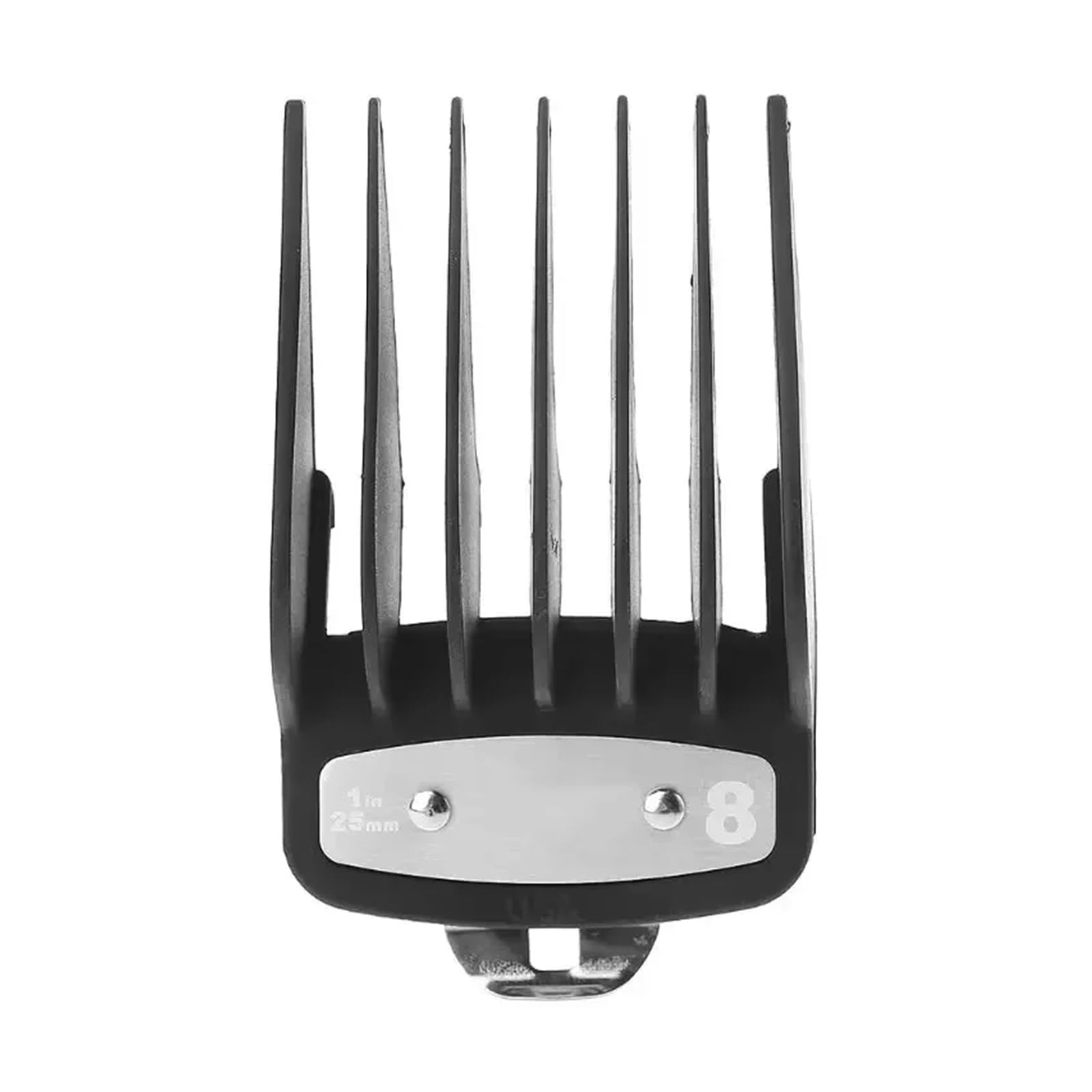 Tamaño Del Accesorio De Guía De Peine Límite For Cortadora De Cabello, Reemplazo De Peluquero 3/6/10/13/16/19/22/25/1,5/4,5 Mm, Compatible Con Kemei, Compatible Con Wahl, Clipper(HS-25mm)