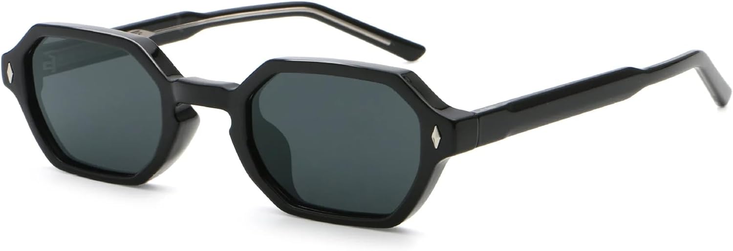 Vintage Punk Sunglasses Small Frame Luxury Men Women Rivet
