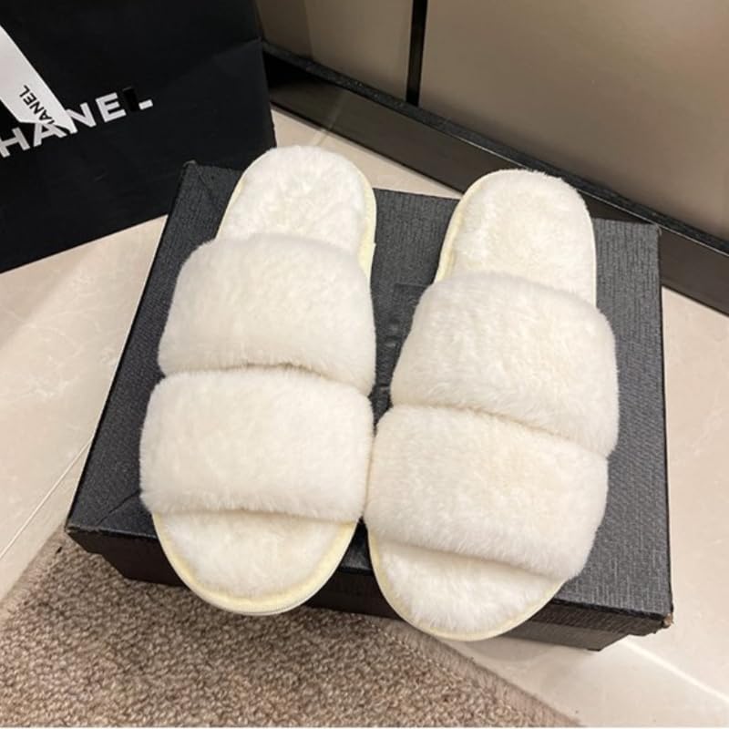 Women's simple flat sandals - Extremely comfortable and warm, suitable for casual wear at home3