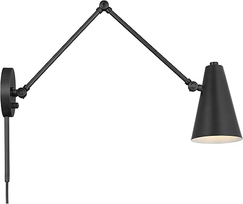 Miniatura 5 de Kichler, Sylvia 52486BKB - Aplique de pared (1 luz), color negro