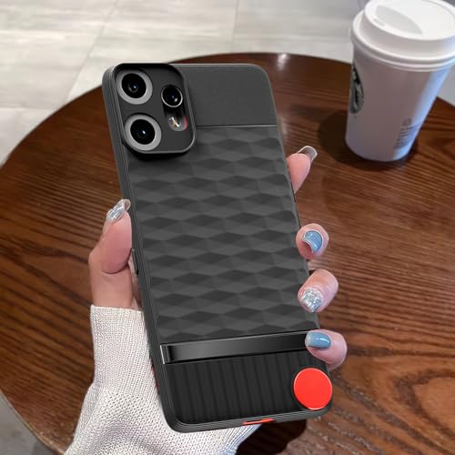 Image of Outlouders Back Cover for CMF by Nothing Phone 2 Pro 5G | TPU Soft Flexible Shockproof | Full Camera Protection Back Case (Black)
