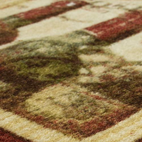 Mohawk Home Machine Washable Mat ,French Cellar (1'8" X 3'9") #TOP3