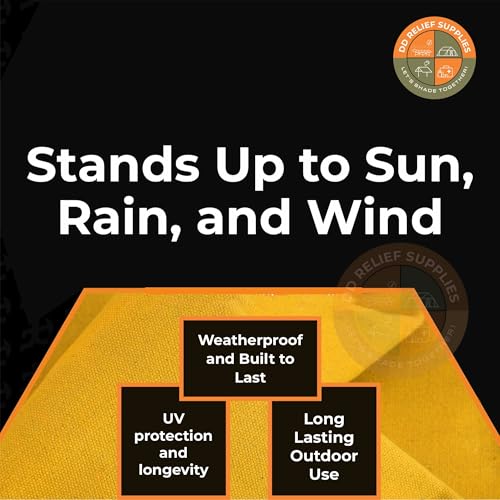 Image of ISO Certified Heavy Duty Tan Waterproof Canvas Sheet | UV Resistant Tarpaulin with Rustproof Grommets for Outdoor, Industrial & Commercial Use | 550 GSM | 8x10 ft