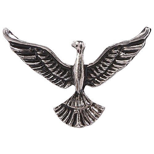 Lapel Pin For Men Suit Silver Brass Bird Shape Brooche For Men Tscpsil1767