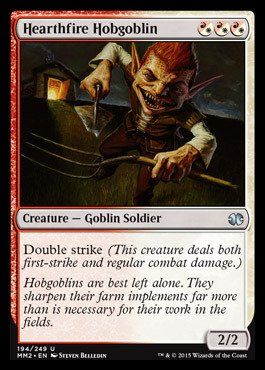 Amazon.com: Magic The Gathering - Hearthfire Hobgoblin (194/249) - Modern  Masters 2015