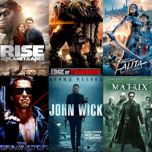 Page de couverture de 100 Best Action Movies of All Time