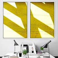 2 Piece Framed Canvas Wall Art Solid Structures Canvas Prints Home Artwork Decoration for Living Room,Bedroom - 16