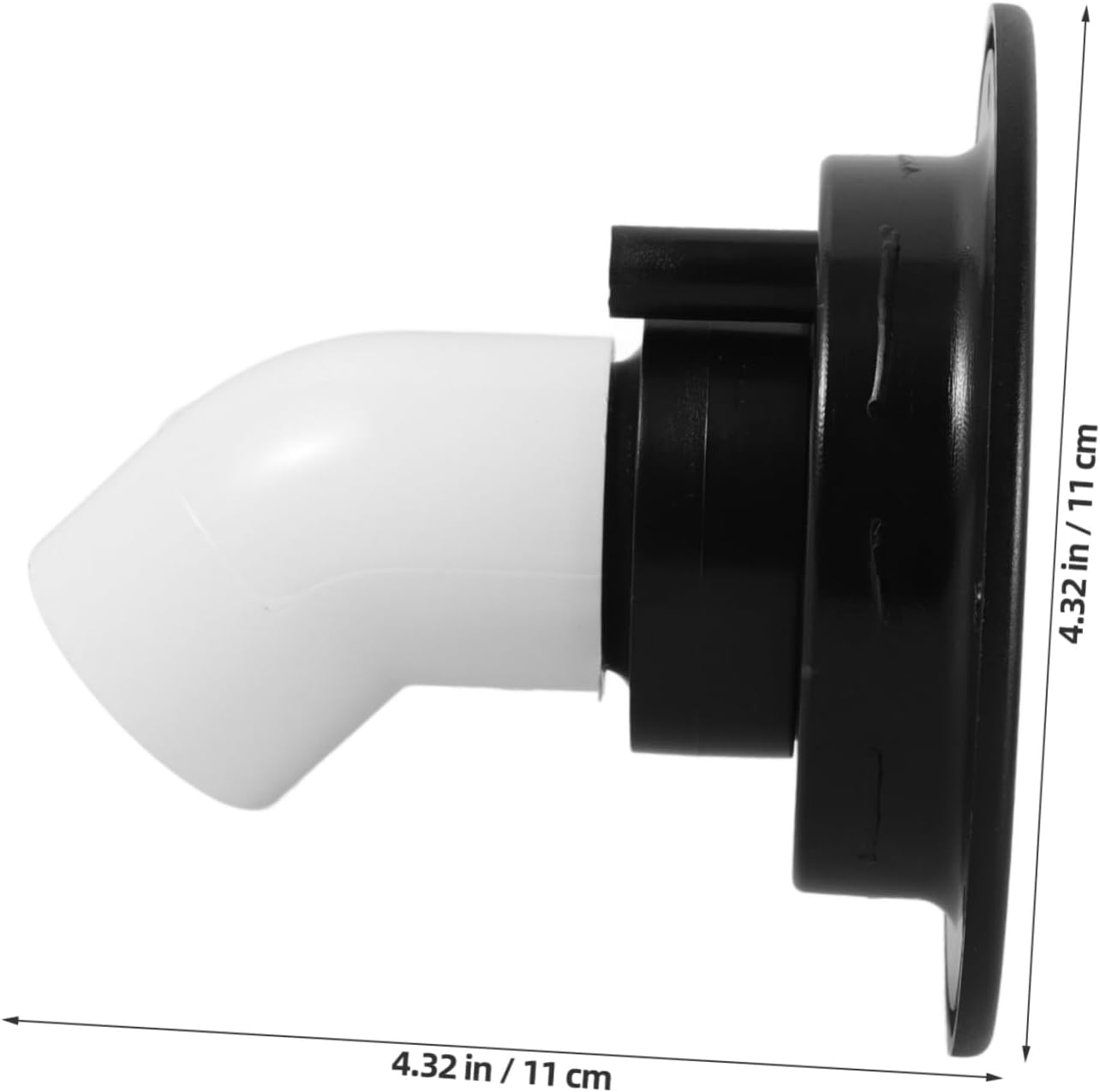 Unomor Rv Water Fill Inlet Camper Fresh Water Filler Cap Wall Mount Filling Cap