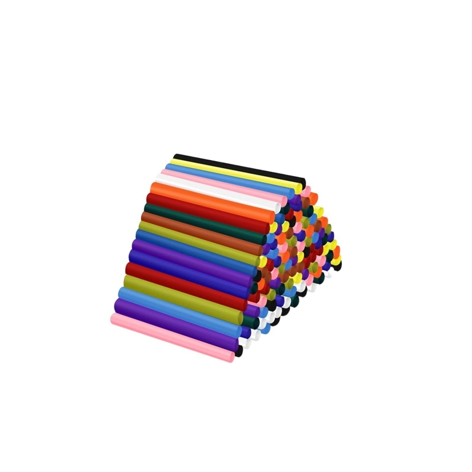 120 pz Hot Melt Colla Spiedi 7mm Colori Misti Pistola di Colla A Caldo Stick Adesivi for Il Fai da Te Colorato Colla A Caldo Spiedi Asta