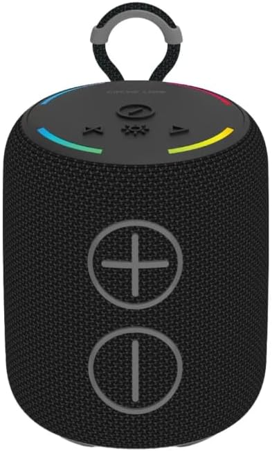 Next Store Porto Wireless Bluetooth Speaker – 8W Output, IPX6 Waterproof, Extra Bass, RGB Lights, 1200mAh Battery, 6–7 Hour Playtime, Bluetooth 5.2, 10m Range
