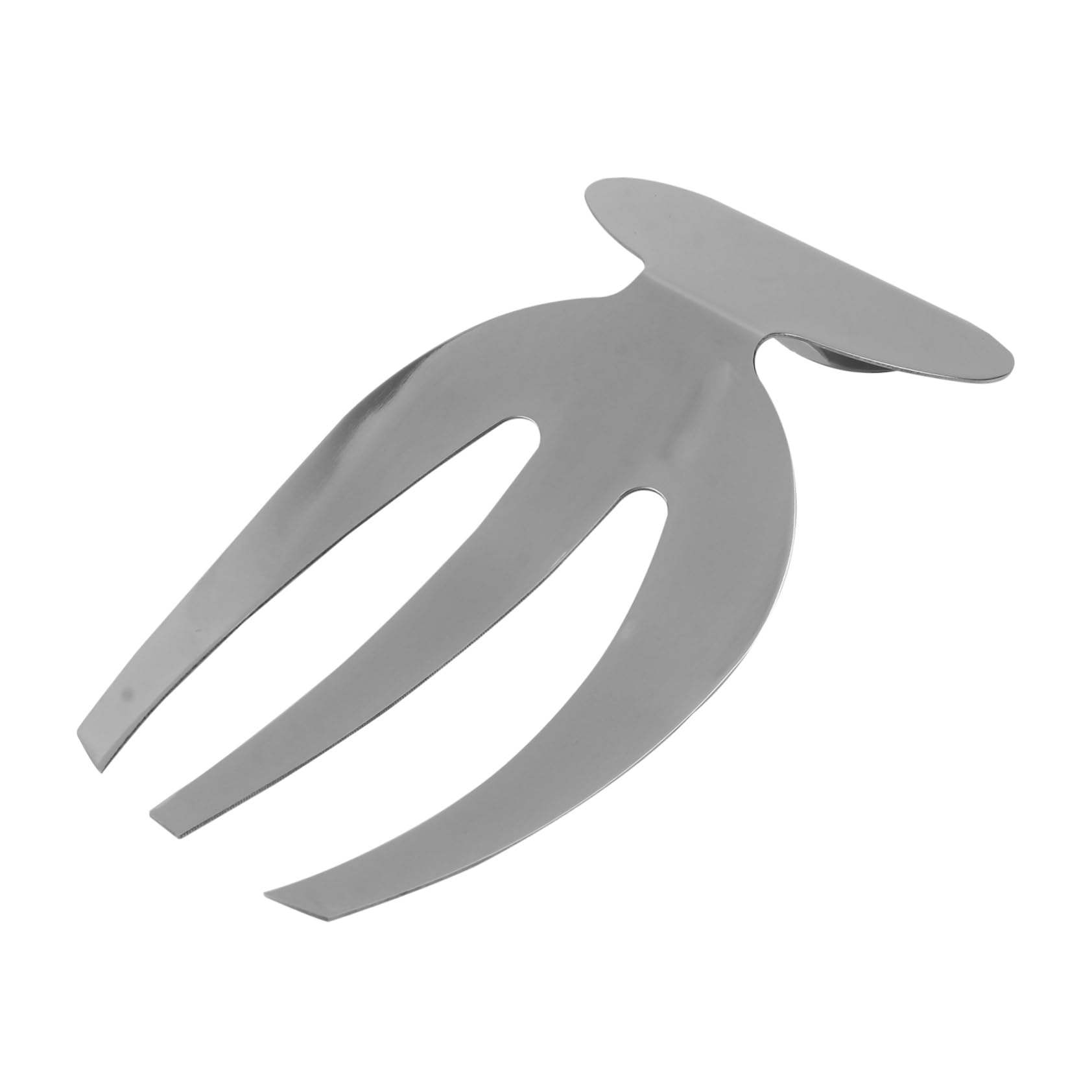 OUNONA 1Pc Stainless Steel Salad Claw Kitchen Tool for Home Restaurant Party Silver Salad Server Lightweight Easy to Stir Smooth Edges for Everyday Use