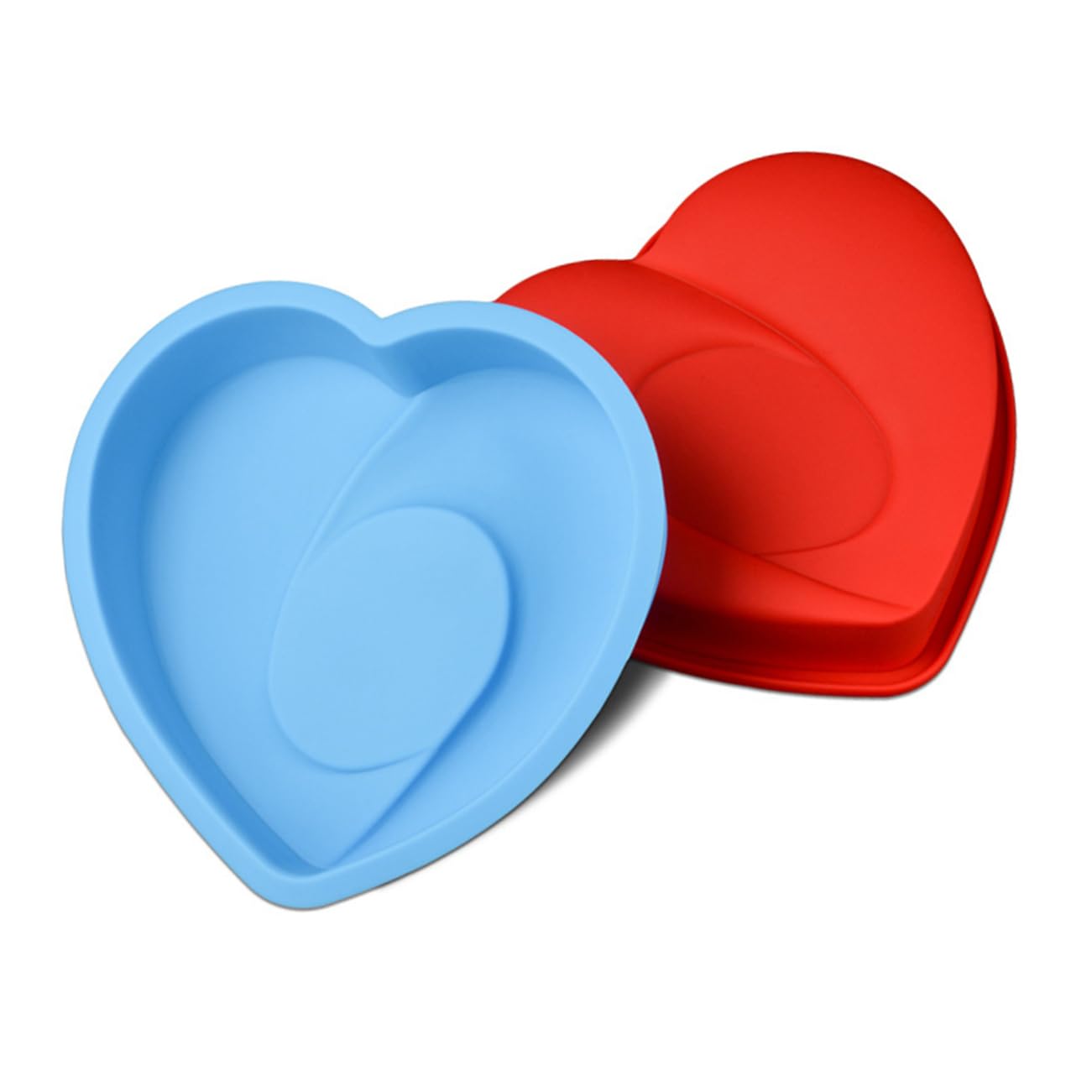ABOOFAN 3pièces Moule à Gâteau Silicone Antiadhésif Moule Rond Pour Mousse Et Couleur Aléatoire Pour Desserts Pâtisseries