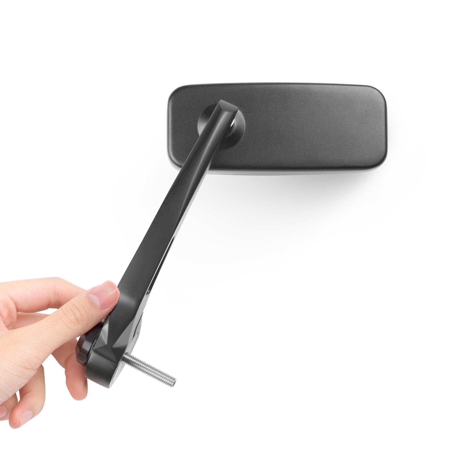 Amazon | KiWAV バイクミラー バーエンドミラー クラシック 黒 6mmネジ