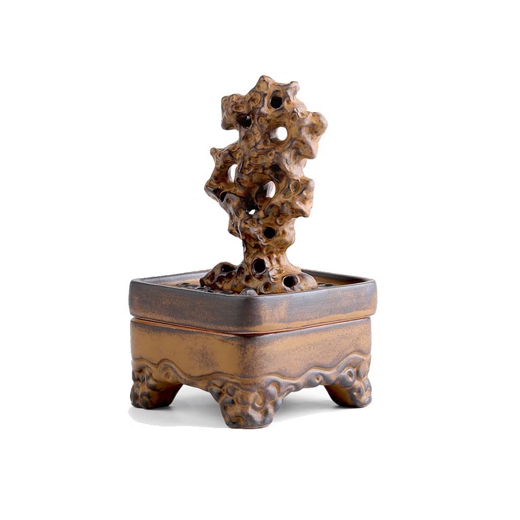 Accessoires de méditation TUSUOD et porte-encens en céramique d'art traditionnel