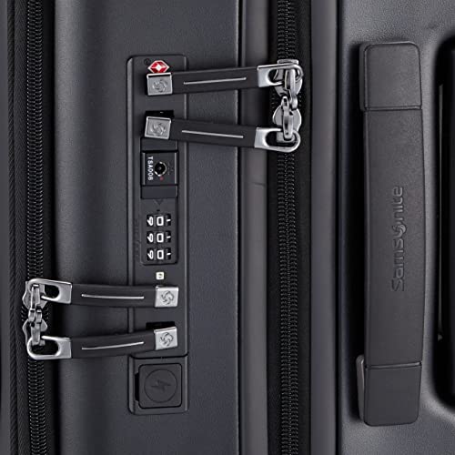 サムソナイト スーツケース ネオポッド NEO POD スピナー55/20 エキスパンダブル イージーアクセス 旧モデル USBポート付き 機内持ち込み可 41/48L 55cm 3.3kg ブラック