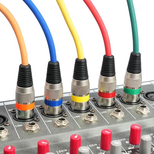 Câble Kanon mâle femelle pour installer vos microphones de studio en lot de 10