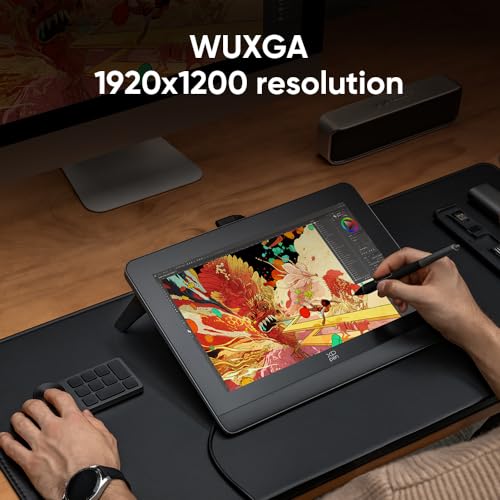 Image of XPPen Artist Pro 14 (Gen 2) 14 Inch Drawing Display, Full-Laminated Screen, X3 Pro Stylus, 16384 Pressure Levels, Includes Bluetooth Express Key Remote, Supports Mac /Windows /Linux /Android - Black