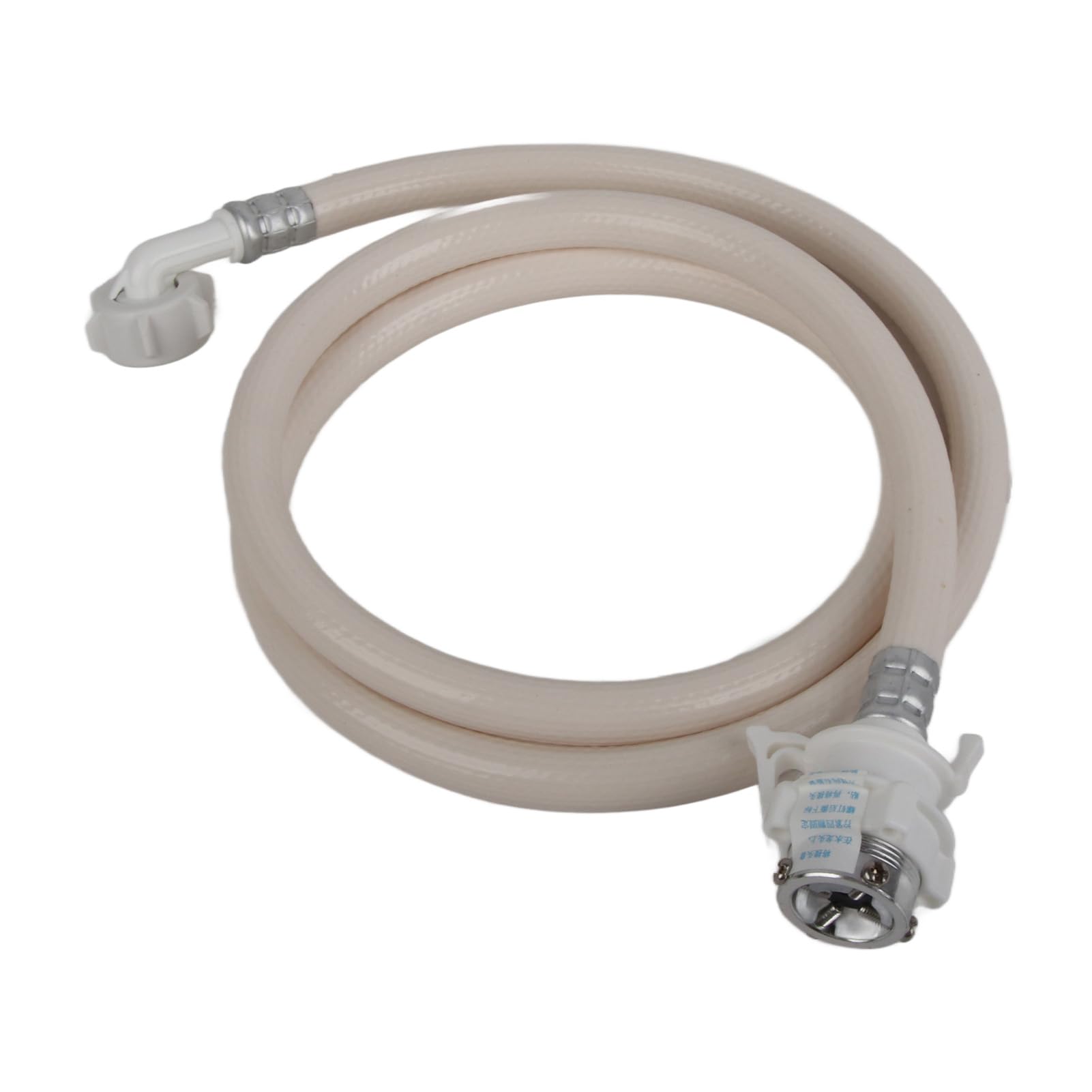 Jelquix Burst Proof Water Inlet Hose for Washing Machines Flexible PVC Pipe with Metal Connector Suitable for Models 1 Unit (1.5m)