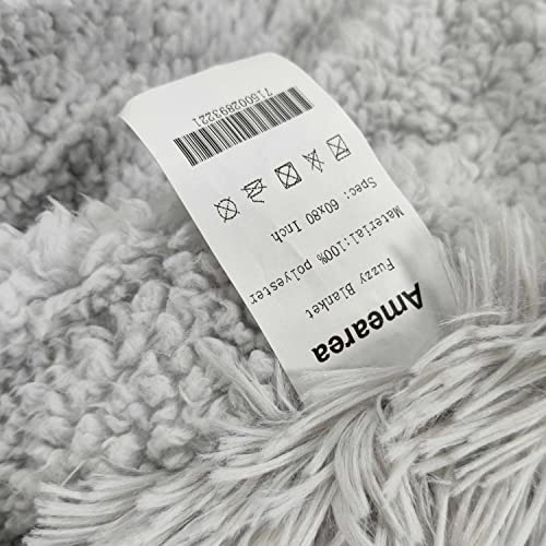 Amearea Super Soft Fuzzy Blanket Plush Throw Blankts For Bed Couch Chair, Sloid Color Fluffy Blanket, 60X80 Inch #TOP4