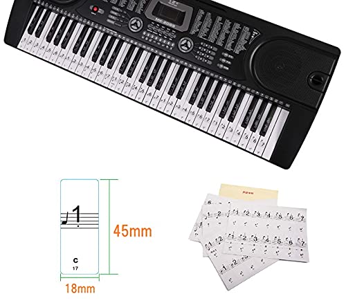 Amazon | リタプロショップ® キーボード ピアノ用 88鍵盤 音符シール