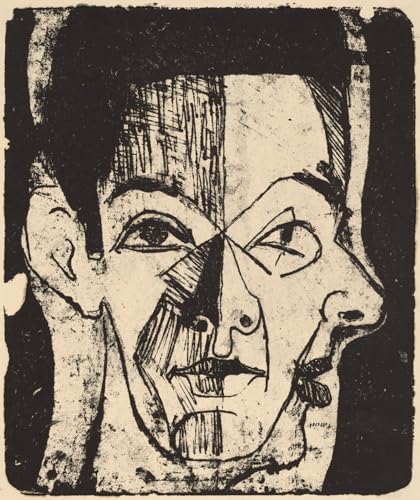 Affiche Ernst Ludwig Kirchner la visite tableau décoration murale bureau 60x90