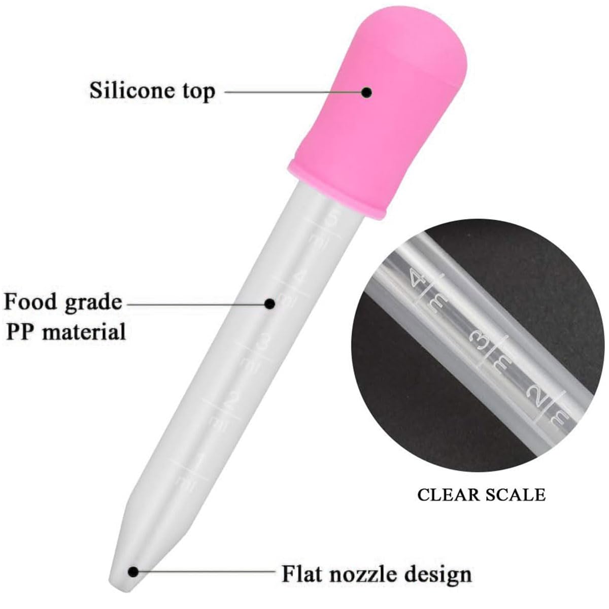 Bacchette In Vetro Per Mescolare - 10 Pezzi Da 15 Cm | Ideali Per Laboratorio, Cucina, Bevande | Con Contagocce In Omaggio - Foto 2