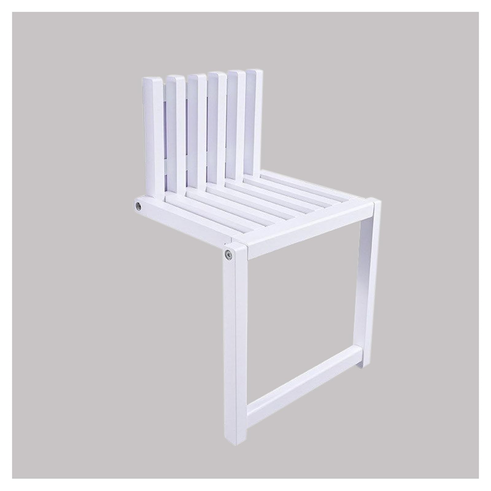 Bois Massif avec Pieds Chaise Pliante Hauteur 35/42 Cm Chaises Pliantes Murales Charge 150kg Home Entrance Tabouret Salle De Bain 90° Silencieusement Pliable Épaisseur 4 Cm