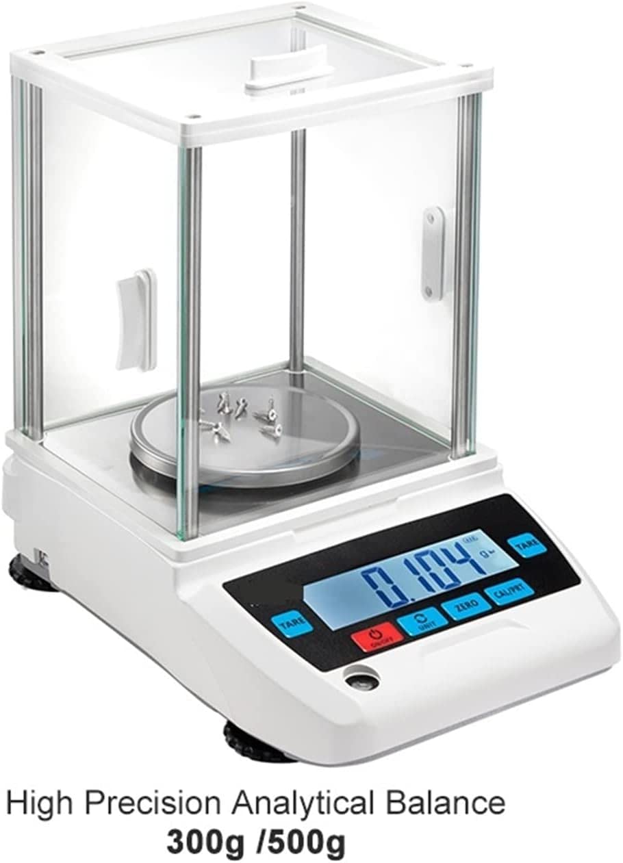 Cyfrowa Waga Laboratoryjna, Analityczna, O Wysokiej Precyzji, Dokładność 1 Mg, Kalibracja Okrągłej Tacy, Elektroniczna, Z Kuchenką 500 G