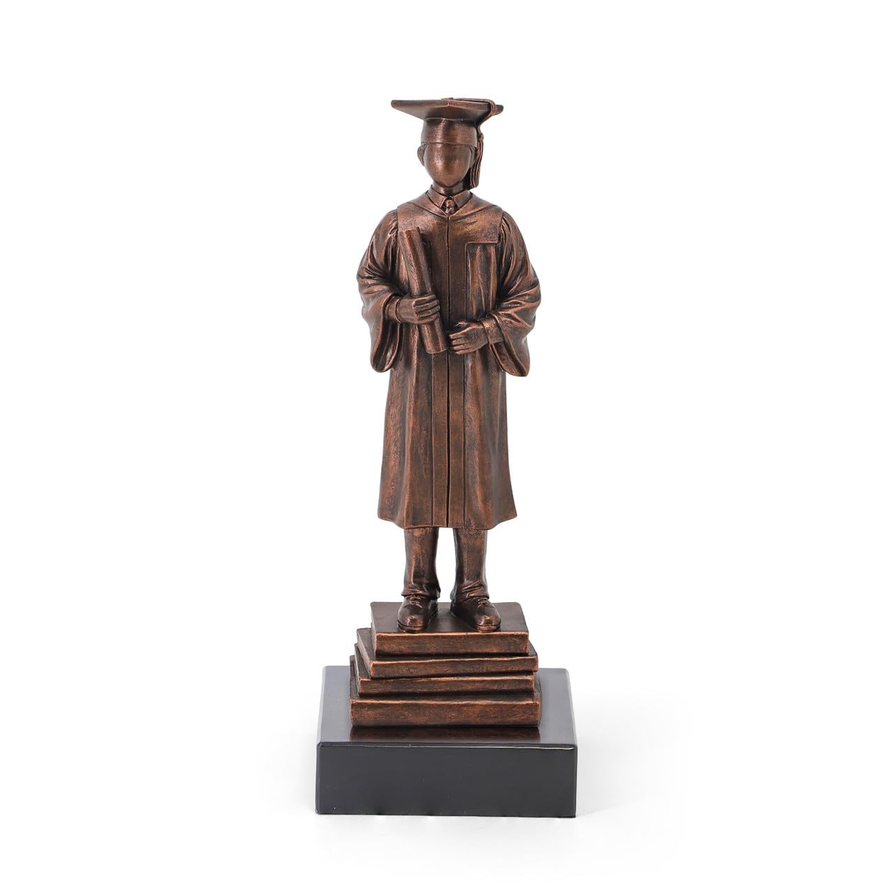 Tipperary Crystal Graduation Gift Bronze Ornament School University Graduation Keepsake Milestone GIft Figurine (Boy)