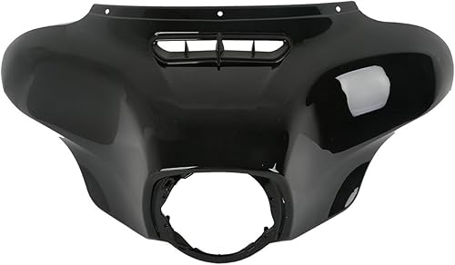 TCT-MOTORPARTS Carenado exterior de plástico ABS negro vivo para Harley Touring Street Glide Electra Glide Classic FLHT Tri Glide 2014-2023