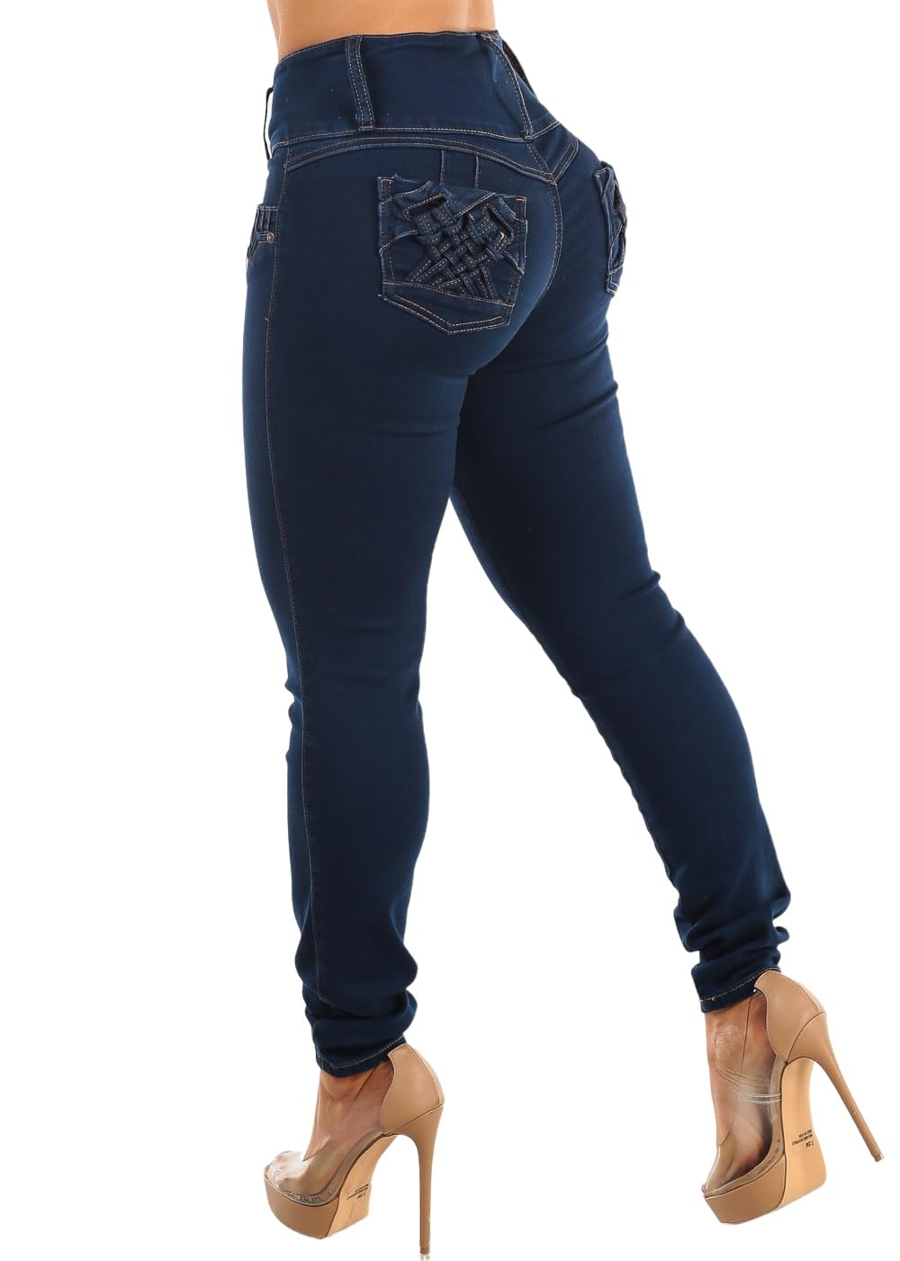 Plus Size Colombian Jeans Moda Xpress High Waisted Butt Lifting