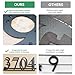 House Numbers for Outside - Address Numbers for House - Address Signs for Houses - Metal Modern House Numbers for Address on House