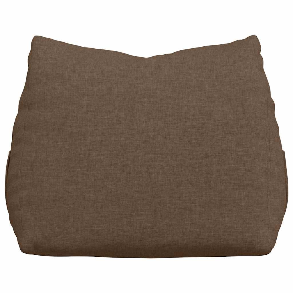 Cuscino per schienale, marrone, 45 x 20 x 35 cm, tessuto con imbottitura in poliestere, rivestimento rimovibile, cuscino lombare ergonomico per divano, sedia da ufficio, letto, home office